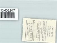 3806 Bönigen b. Interlaken - Vignette Wappen Kaffee Hag 1920-1940 Adler Steinbock