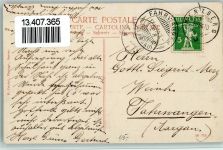 6125 Menzberg 1910 - Alp Oberlehn , Tiergespann, Rinder, Bauern