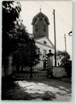 8627 Grüningen Gebrauchsspuren Schlosskirche mit altem Tor