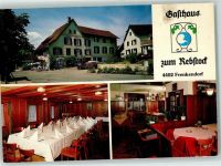 4402 Frenkendorf KEINE AK Gasthaus zum Rebstock Reklame