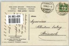 9403 Goldach Foto AK Frau Mode Hut Ort lt. Stempel