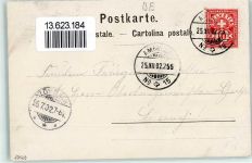 3053 Münchenbuchsee 1902 - Hotel zum Bären Bahnpost Zug 255 Nr. 15