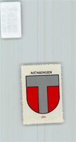 3110 Münsingen - Vignette Wappen Kaffee Hag ca 1920-1940