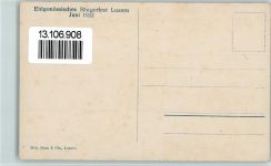 6000 Luzern Lucerne 1922 Foto AK Festzug Gruppenbild - Sängerfest 1922 AK