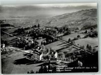 9405 Tobel AR Wienacht-Tobel Foto AK Fliegeraufnahme Kurhaus Landegg
