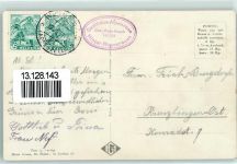 9057 Wasserauen - Gasthaus Alpenrose Alphornbläser Hüttenstempel