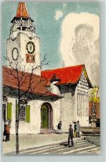 3000 Bern Berne Künstlersteindruck Künstlerpostkarte Serie Dörfli der Schweiz. Landesausstellung 1914