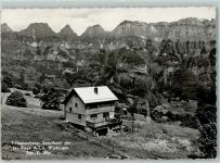 8896 Bergheim Flumserberg Foto AK Sportheim der Ski Riege A.T.V. Wipkingen