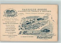 8320 Fehraltorf BOAKC Fabrik Fischer Vorläufer Druck um 1890 KEINE ANSICHTSKARTE