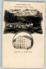 7457 Bivio Foto AK Hotel Post