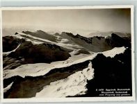 Eggstock Gebrauchsspuren Damastock Rhonestock Galenstock vom Flugzeug aus gesehen