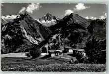 3944 Unterbäch VS Foto AK Chalet der Metallarbeiter Bietschhorn