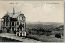 9122 Mogelsberg 1910 Foto AK Gasthaus Alpina Bahnpost Zug 2763