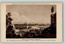 5600 Lenzburg Künstlerkarte Sevilla die Hauptstadt Andalusiens