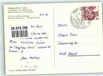 8867 Niederurnen 1979 Gebrauchsspuren Gasthaus Bergus Hirzli