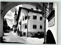 7502 Bever - Dorfpartie Kirche