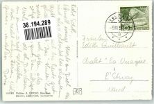 1462 Yvonand 1954 Foto AK Fliegeraufnahme