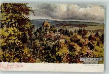 5722 Gränichen 1911 Gebrauchsspuren Schloss Liebegg sign. R.B. Künstlerkarte