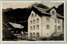 7189 Rueras 1931 Foto AK Gasthaus zur Post Feldpost Kaserne Zürich