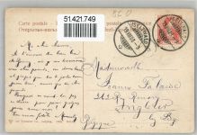 3807 Iseltwald 1908 Lithographie Bernerhaus Pension