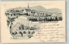 8634 Hombrechtikon 1901 - Feldbach Eisenbahn