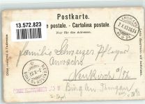 8450 Andelfingen - Postamt Pfarrhaus Bahnpost Zug 2634 Feldpost Dragonerschadron Nr. 17