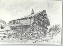 9125 Furth Brunnadern Künstlerkarte Näf-Haus sign. E. Eng-Gambazzi