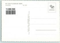 6045 Meggen - 3-Bildkarte Mit dem flugzeug über ...