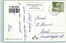 Schynige-Platte-Bahn - Schynige-Platte-Bahn mit Eiger Mönch Jungfrau