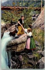 8634 Hombrechtikon 1916 - Ort lt. Stempel Kinder Tracht