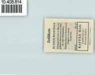 8702 Zollikon - Vignette Wappen Kaffee Hag ca 1920-1940