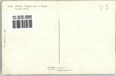 1986 Arolla - Mauleselpost am Mont Collon