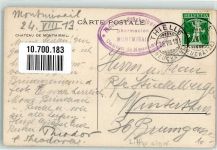 2075 Montmirail 13 Künstlerkarte Schloss Chateau de Montmirail