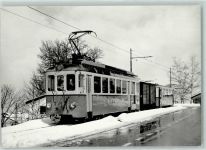 Vögelinsegg - TB Personenzug mit Postbeförderung mit BDe 4/4 und B11 dazwischen Postwager Gk 33