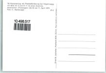 Vögelinsegg - TB Personenzug mit Postbeförderung mit BDe 4/4 und B11 dazwischen Postwager Gk 33