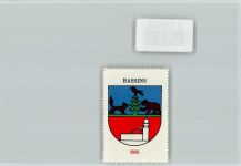 1269 Bassins - Vignette Wappen Kaffee Hag ca 1920-1940