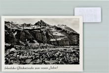 8752 Näfels FOTO KEINE AK Foto 10cm x 7cm Neujahrswunsch