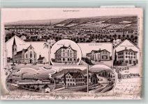 9606 Bütschwil 1901 BOAKC Fabrik Sor Schreinerei Handlung Bahnhof Lithographie