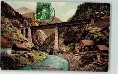6474 Amsteg 1910 - Kerstelenbach Viadukt Windgelle