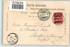 8135 Sihlwald 1900 BOAKC Lithographie Gasthaus Auerhahn Hirsch Verlag Künzli Nr 1005