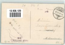 8158 Regensberg 1913 - Hotel Krone Burg Schloss Feld Batterie 36