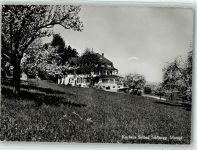 4322 Mumpf - Kurhaus Solbad Schönegg blühende Bäume