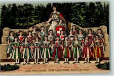 6170 Schüpfheim 1903 Prägedruck XXII Kantone Helvetia Ort lt. Stempel