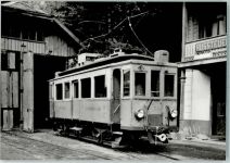 3657 Schwanden Sigriswil 1958 - Repro SeTB BFe 272 1 vor der Remise Schwanden im letzten Aussehen am 06.07.1958