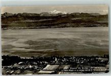 Signal-de-Bougy Foto AK Mont Blanc Lac Leman