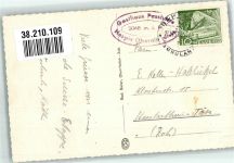 Oberalp 1951 Winter Bahnpost Zug 2661