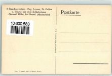 Ifleter Berg - 4 Standesscheiben Zug Luzern St Gallen und Glarus aus dem Soldatenhaus General Wille