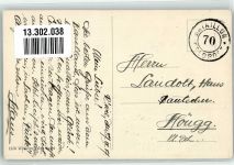 4418 Reigoldswil 1917 Foto AK Kirche Feldpost Bataillon 70