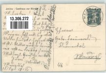 7307 Jenins 1918 Foto AK Gasthaus zur Bündte