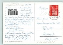 7514 Fex 1962 - Fexkirchli mit Chapütschin und Piz Tremoggia
